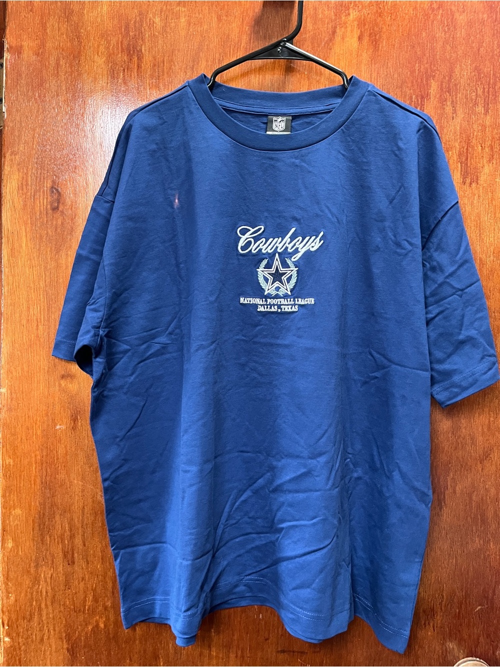 Cotton On Navy Blue Cowboys Graphic Crew Tee